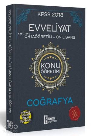 Evveliyat KPSS Ortaöğretim-Önlisans Coğrafya Konu Anlatımı 2018