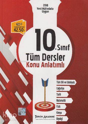  10 Sınıf Tüm Dersler Konu Anlatımlı | Kolektif | Metin Aydoğan | Tercih Akademi | 9786059085786 | 