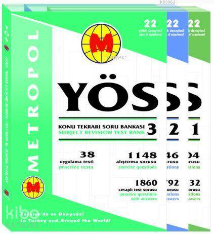 YÖS Genel Tekrar Soru Bankası Seti (1-2-3)
