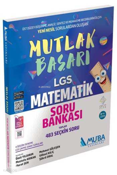 Muba - 8. Sınıf Yeni Nesil Mutlak Başarı Matematik Soru Bankası