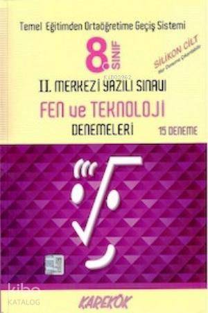 8. Sınıf Fen ve Teknoloji II. Merkezi Yazılı Sınavı Denemeleri