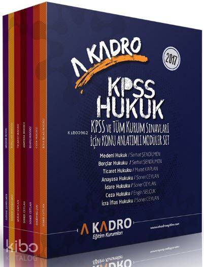 Kpss Hukuk Konu Anlatımlı Modüler Set