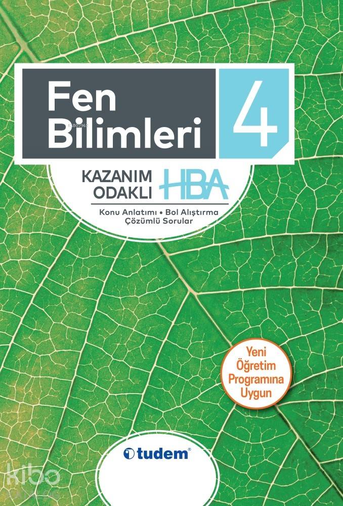 Tudem Yayınları 4. Sınıf Fen Bilimleri Kazanım Odaklı HBA Tudem 