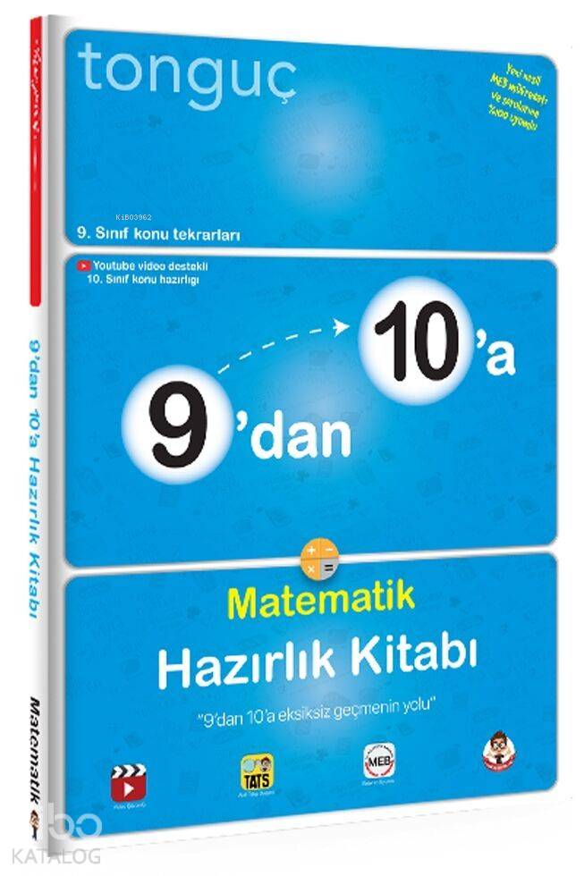 Tonguç 9'dan 10'a Matematik Hazırlık Kitabı