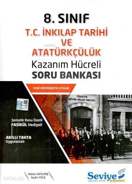 Seviye Yayınları 8. Sınıf LGS T.C. İnkılap Tarihi ve Atatürkçülük Kazanım Hücreli Soru Bankası Seviye 
