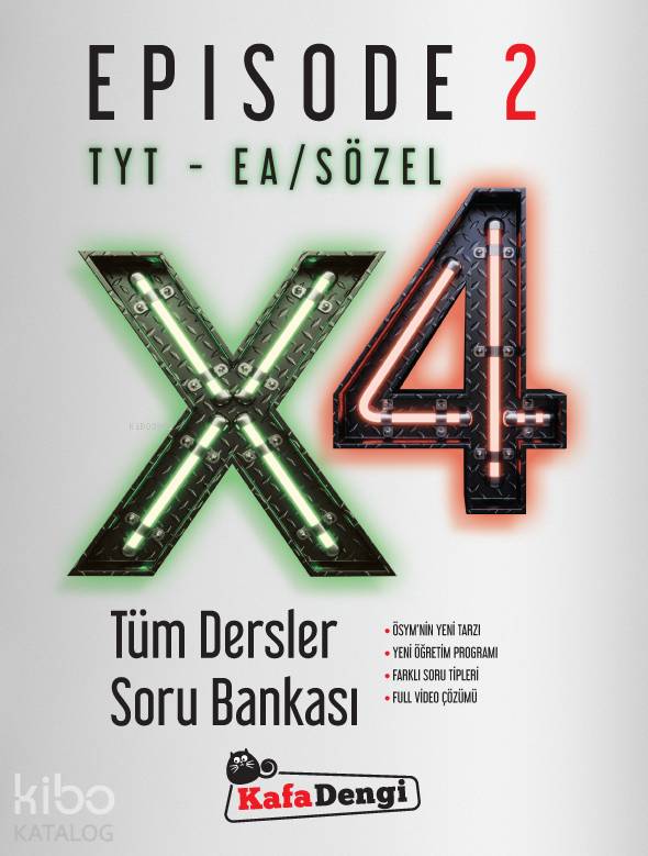 Kafa Dengi Yayınları TYT Tüm Dersler Eşit Ağırlık Sözel Episode 2. Kitap Soru Bankası Kafa Dengi 