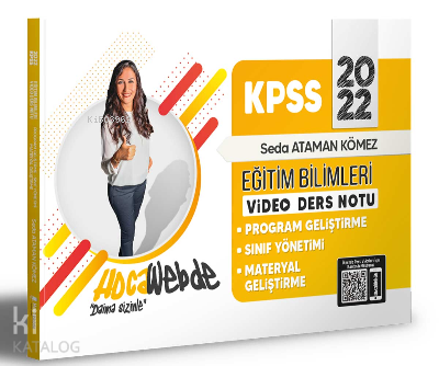 Hocawebde 2022 KPSS Eğitim Bilimleri Program Geliştirme -Sınıf Yönetimi - Materyal Geliştirme Video Ders Notları