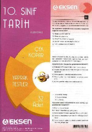 10. Sınıf Tarih Yaprak Testler