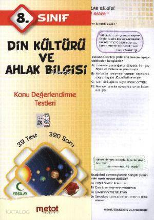 8. Sınıf Din Kültürü ve Ahlak Bilgisi Konu Değerlendirme Testleri