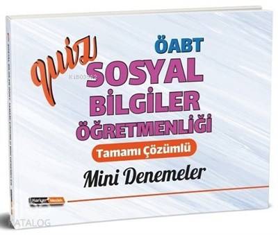 2020 ÖABT Quiz Sosyal Bilgiler Öğretmenliği Tamamı Çözümlü Mini Denemeler