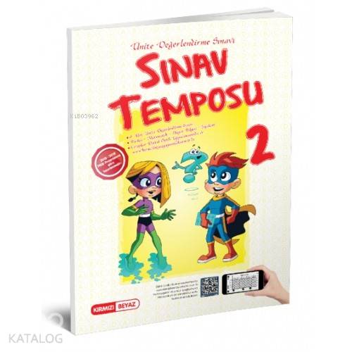 Kırmızı Beyaz Yayınları 2. Sınıf Sınav Temposu Kırmızı Beyaz 