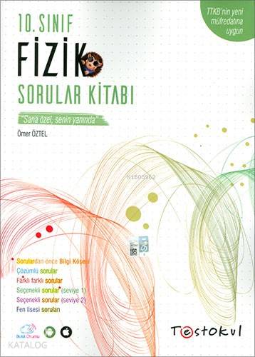 Test Okul Yayınları 10. Sınıf Fizik Sorular Kitabı Test Okul 