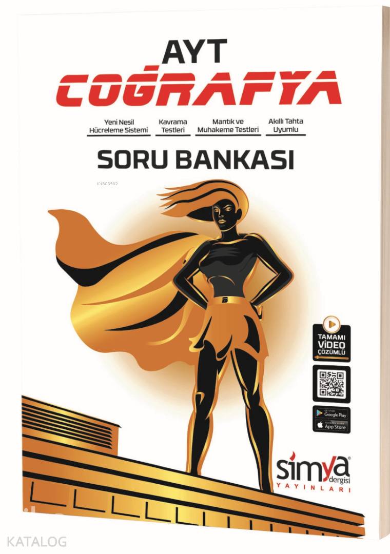 Simya Dergisi Yayınları AYT Coğrafya Tamamı Video Çözümlü Soru Bankası Simya Dergisi 
