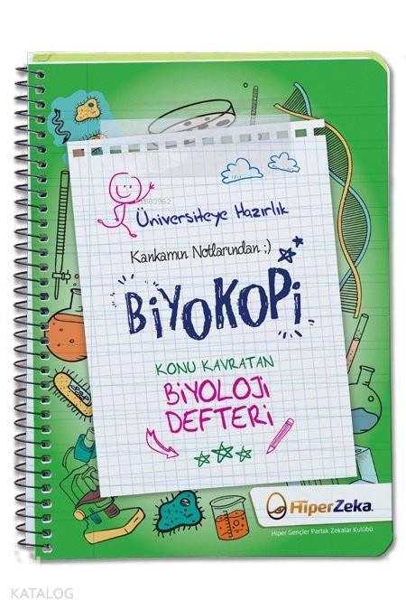 Hiper Zeka Yayınları Kankamın Notlarından Biyokopi Konu Kavratan Biyoloji Defteri Hiper Zeka 