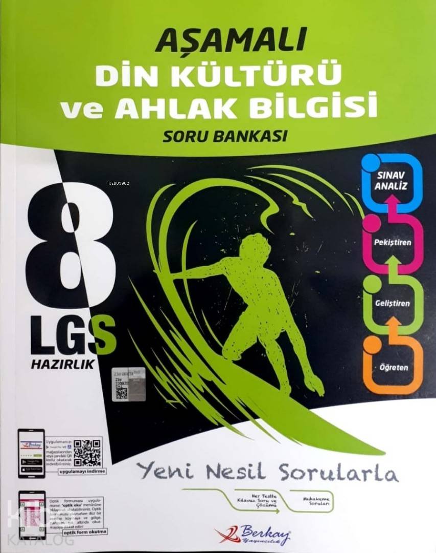 Berkay Yayınları 8. Sınıf LGS Aşamalı Din Kültürü ve Ahlak Bilgisi Soru Bankası Berkay 