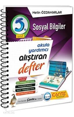 Çanta 5.Sınıf Defter Alıştıran Sosyal Bilgiler 