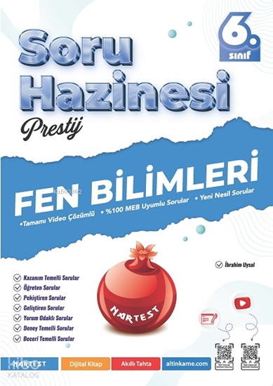 Nartest 6. Sınıf Prestij Fen Bilimleri Soru Hazinesi