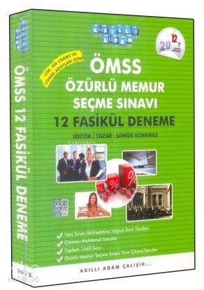 ÖMSS (Özürlü Memur Seçme Sınavı) Hazırlık 12 Fasikül Deneme Sınavı