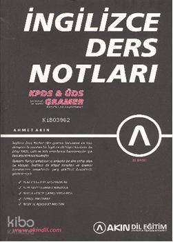 İngilizce Ders Notları; Kpds & Üds Gramer