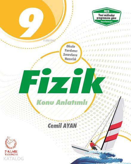  Palme Yayınları 9 Sınıf Fizik Konu Anlatımlı Palme | Cemil Ayan | Palme Yayınevi | 9786052820209 | 