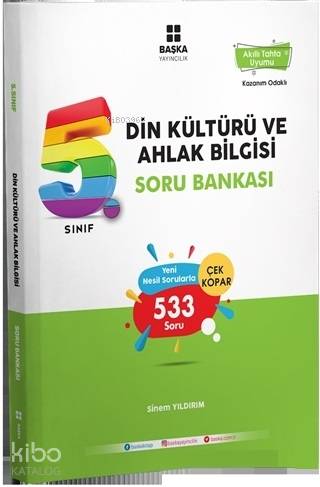 Başka Yayınları 5. Sınıf Din Kültürü ve Ahlak Bilgisi Soru Bankası Başka
