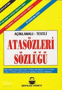  Atasözleri Sözlüğü | Atasözleri Sözlüğü | Müfit Aksakal | Şenyıldız Yayınevi | 9789758596836 
