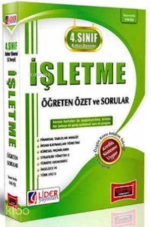 4. Sınıf Bahar Dönemi İşletme Öğreten Özet ve Sorular