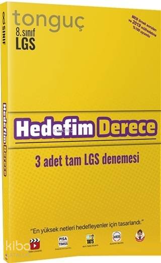Tonguç Yayınları 8. Sınıf LGS Hedefim Derece Denemeleri Tonguç 