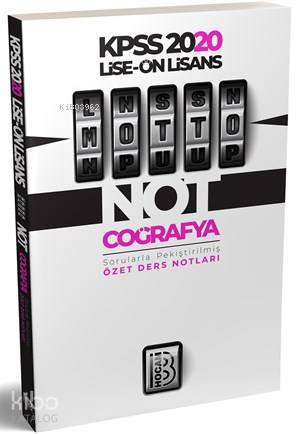 Lise Önlisans Coğrafya Motto Ders Not 2020
