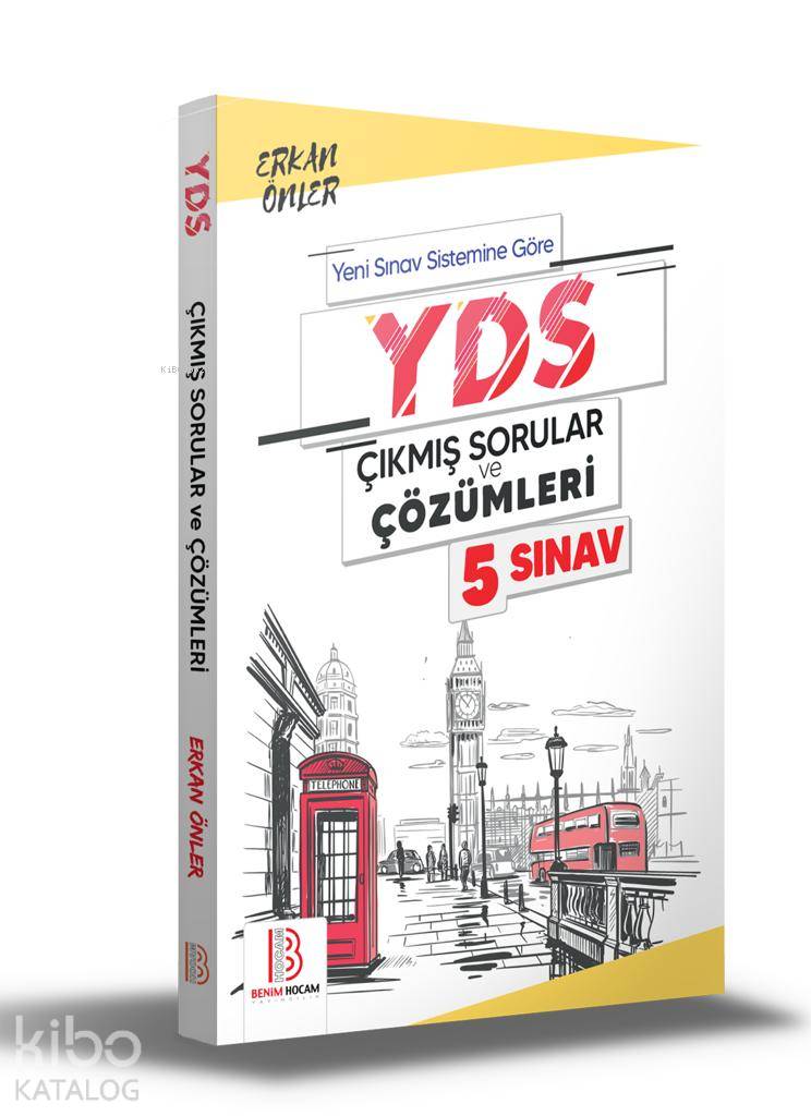  Benim Hocam YDS Çıkmış Sorular ve Çözümleri 5 Sınav | Erkan Önler | Benim Hocam Yayınları | 9786052776902 | 