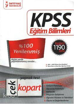 KPSS Eğitim Bilimleri; Çek Kopar Yaprak Test Toplam 1190 Soru