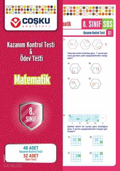 8. Sınıf Matematik Testleri; 48 Adet KKT & 32 Adet ÖT