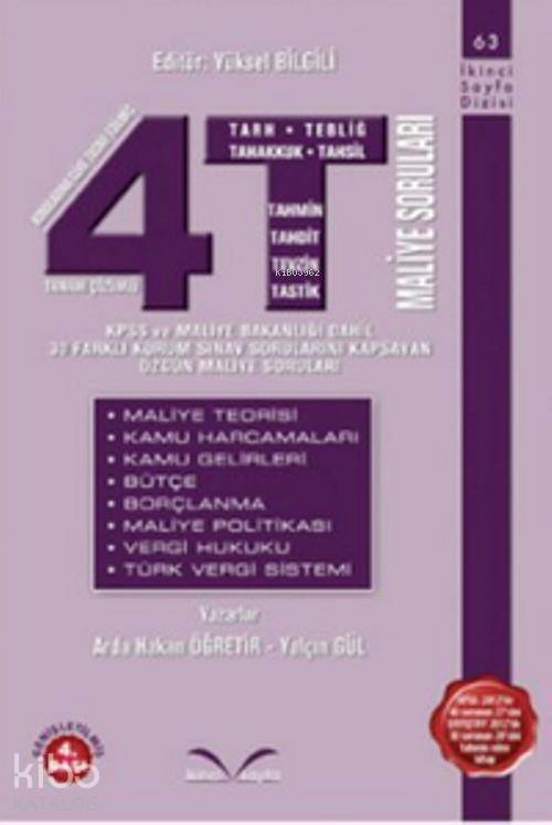 4T Maliye Soruları