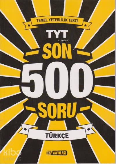 TYT Son 500 Soru Türkçe