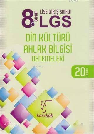 8. Sınıf LGS Din Kültürü ve Ahlak Bilgisi Denemeleri; 20 Deneme