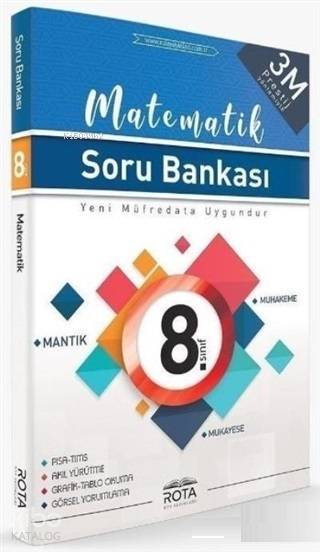 Rota Yayınları 8. Sınıf LGS Matematik Soru Bankası Rty Rota 