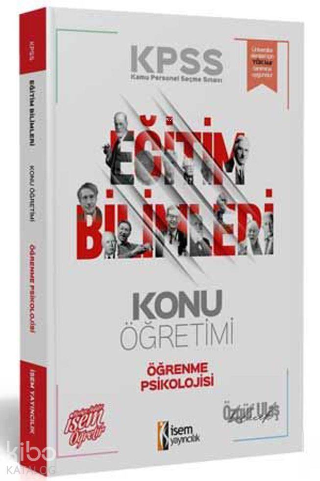 İsem Yayınları 2020 KPSS Eğitim Bilimleri Öğrenme Psikolojisi Konu Anlatımı