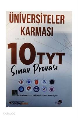 Üniversiteler Karması 10 TYT Sınav Provası