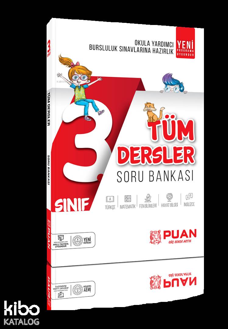 Puan Yayınları 3. Sınıf Tüm Dersler Soru Bankası Puan 