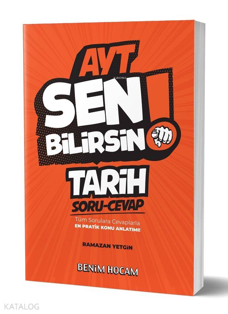 Benim Hocam Yayınları AYT Tarih Sen Bilirsin Soru - Cevap Kitabı Benim Hocam 
