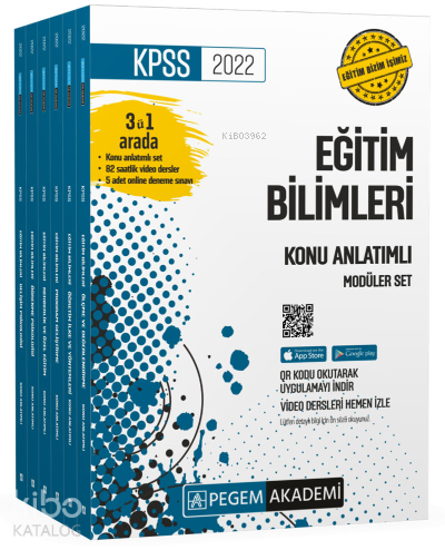 2022 KPSS Eğitim Bilimleri Konu Anlatımlı Modüler Set (6 Kitap Takım)