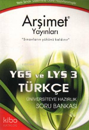 YGS LYS 3| Türkçe; Soru Bankası