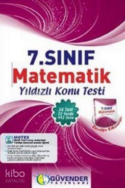 7. Sınıf Matematik Yıldızlı Konu Testi