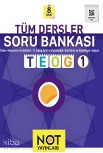 8.Sınıf Tüm Dersler Soru Bankası; Teog 1