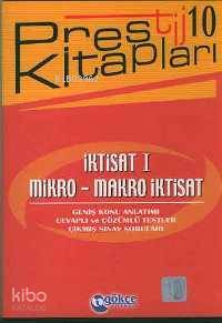 İktisat 1| Mikro-makro İktisat; Prestij Kitapları-10
