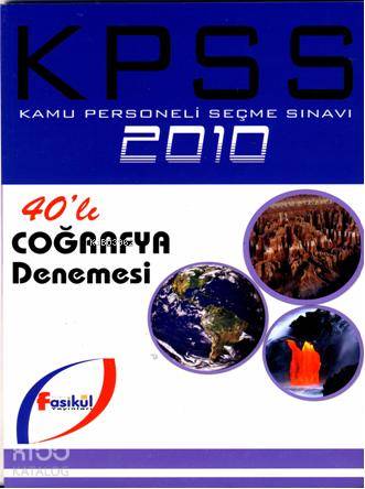 KPSS 40'lı Coğrafya Denemesi