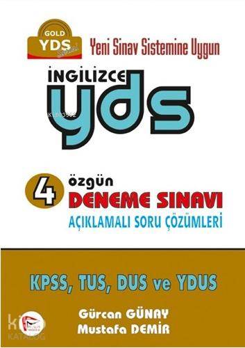 İngilizce YDS 4 Özgün Deneme Sınavı Açıklamalı Soru Çözümleri