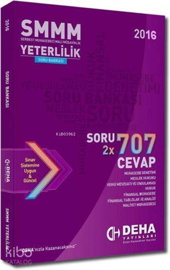 SMMM Yeterlilik 2x707 Soru Bankası Kitabı
