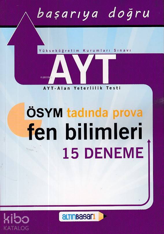 AYT Fen Bilimleri 15 Deneme