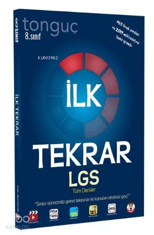 Tonguç Yayınları 8. Sınıf 1. Dönem LGS İlk Tekrar Tüm Dersler Tonguç 